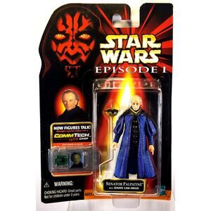 Hasbro Star Wars Episode I Commtech SENATOR PALPATINE, New, See Pics/Descr.
